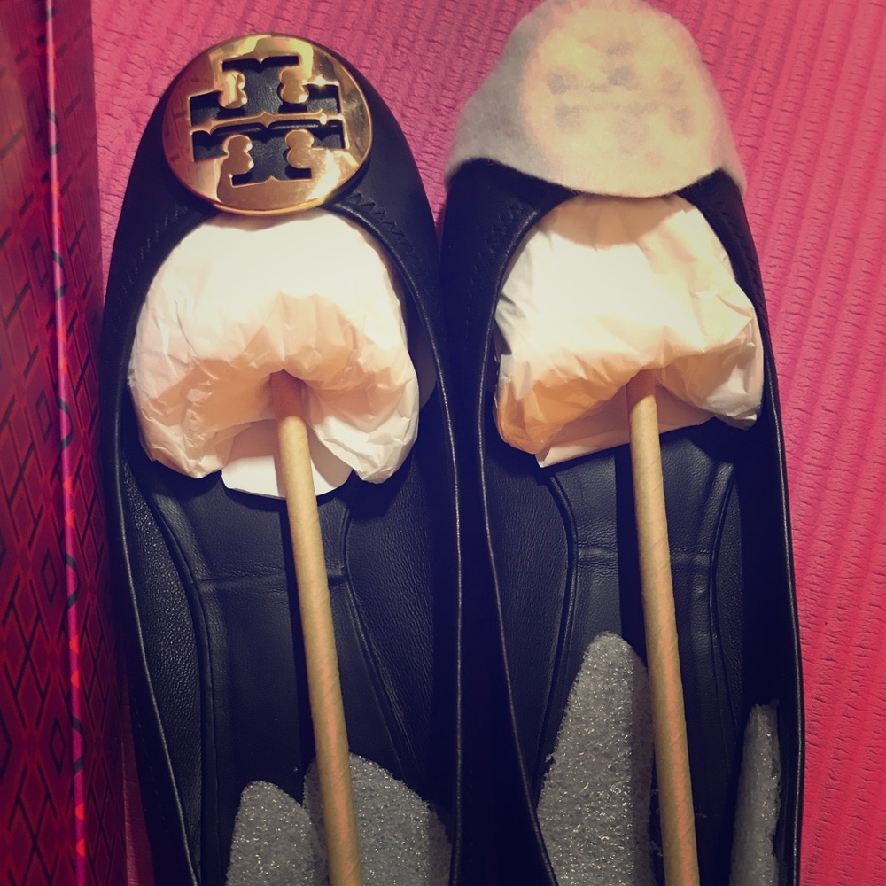 Tory Burch Reva Ballet Mestico flats black size7.5